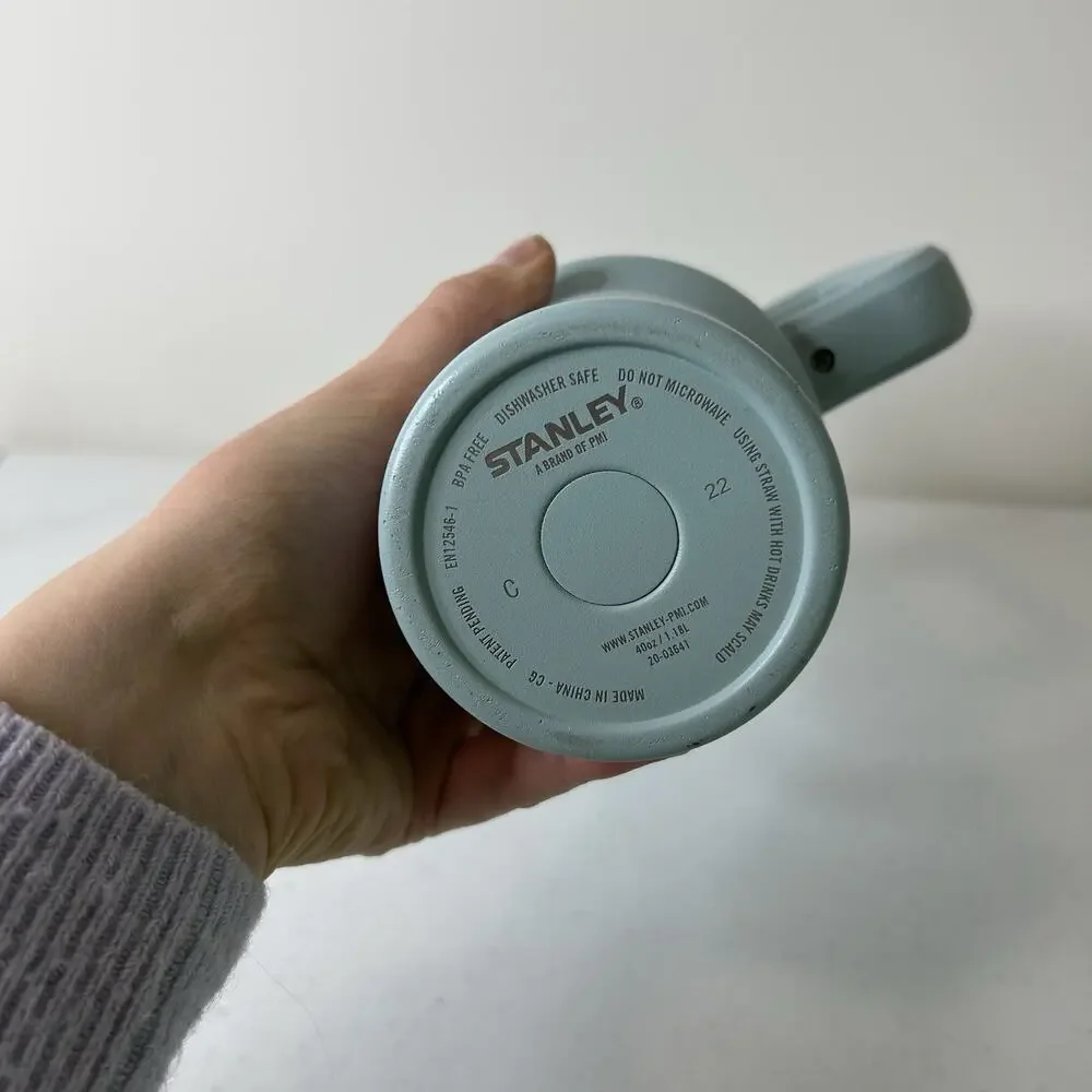 Stanley 40 oz Stainless Steel Quencher Pro Tour Tumbler Seafoam - Picture 6 of 6